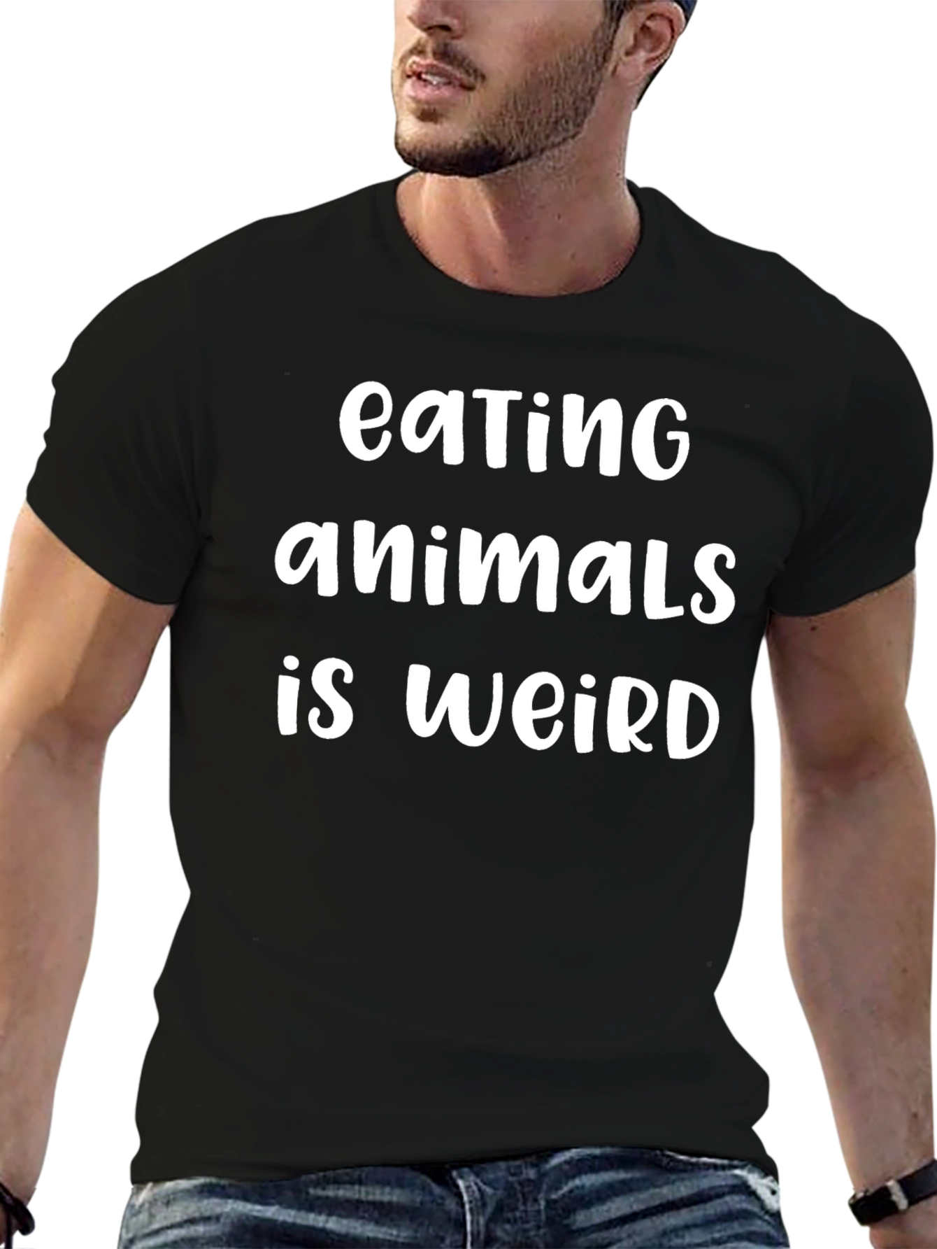 Eating Animals Is Weird Graphic Tee
