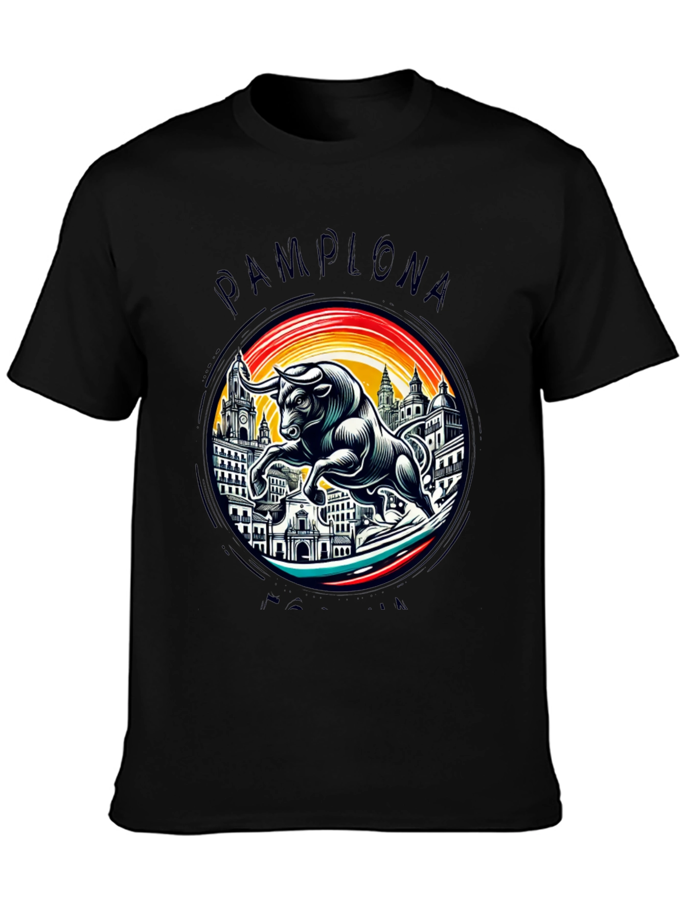 Pamplona Bull T-Shirt - Stylish Graphic Tee