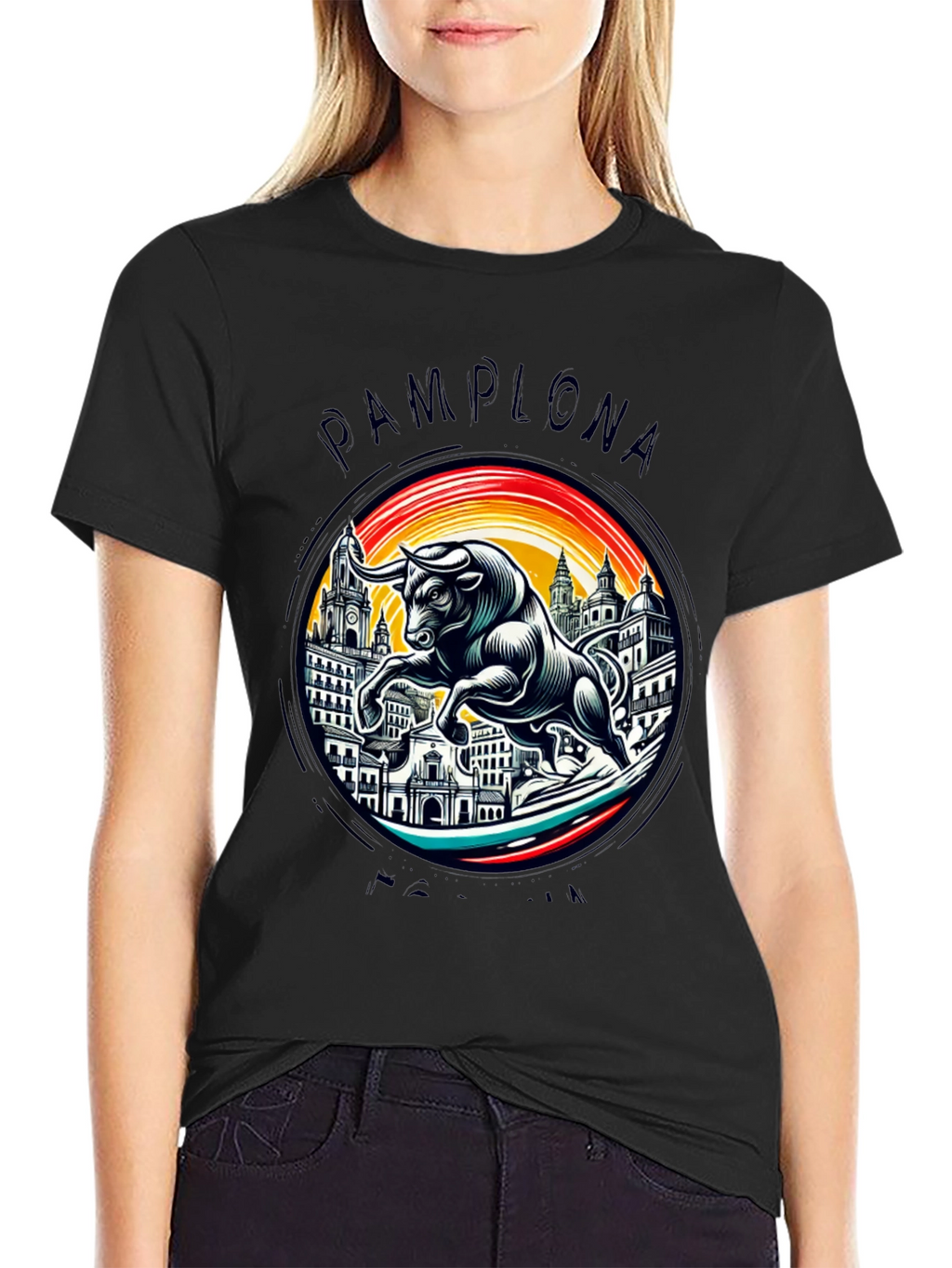 Pamplona Bull T-Shirt - Stylish Graphic Tee