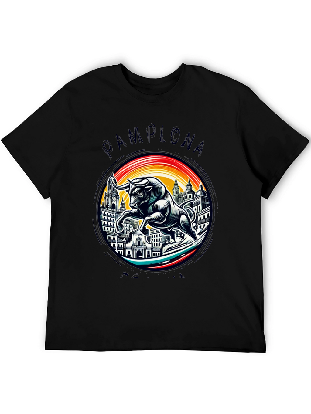 Pamplona Bull T-Shirt - Stylish Graphic Tee