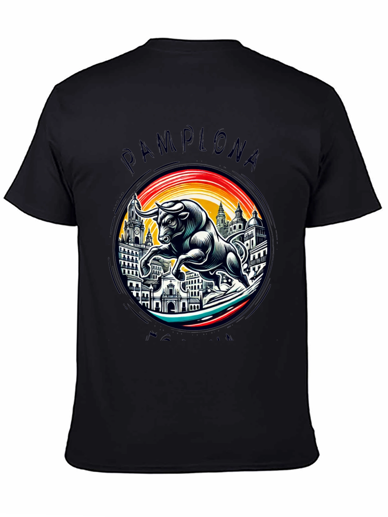 Pamplona Bull T-Shirt - Stylish Graphic Tee