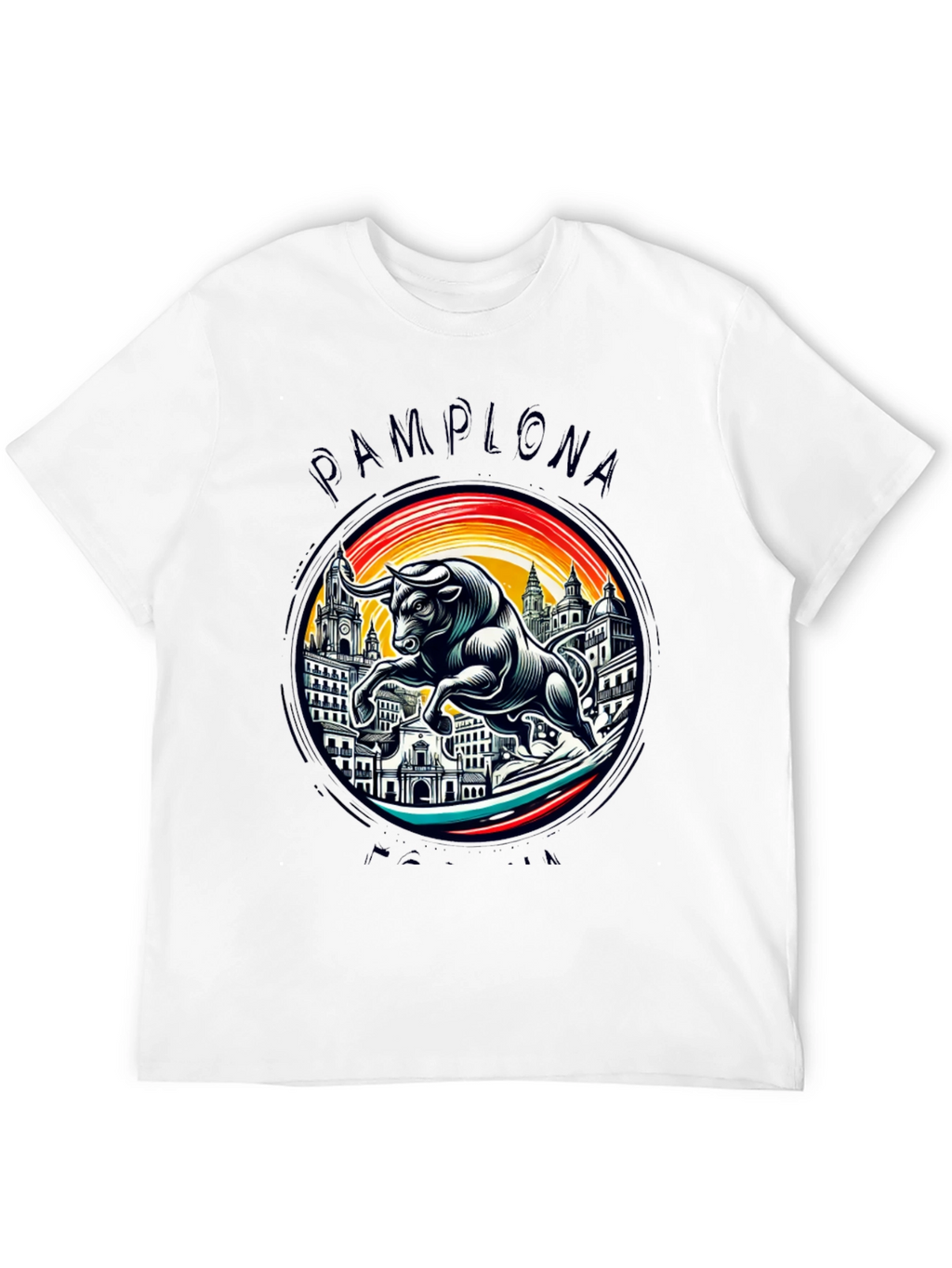 Pamplona Bull T-Shirt - Stylish Graphic Tee