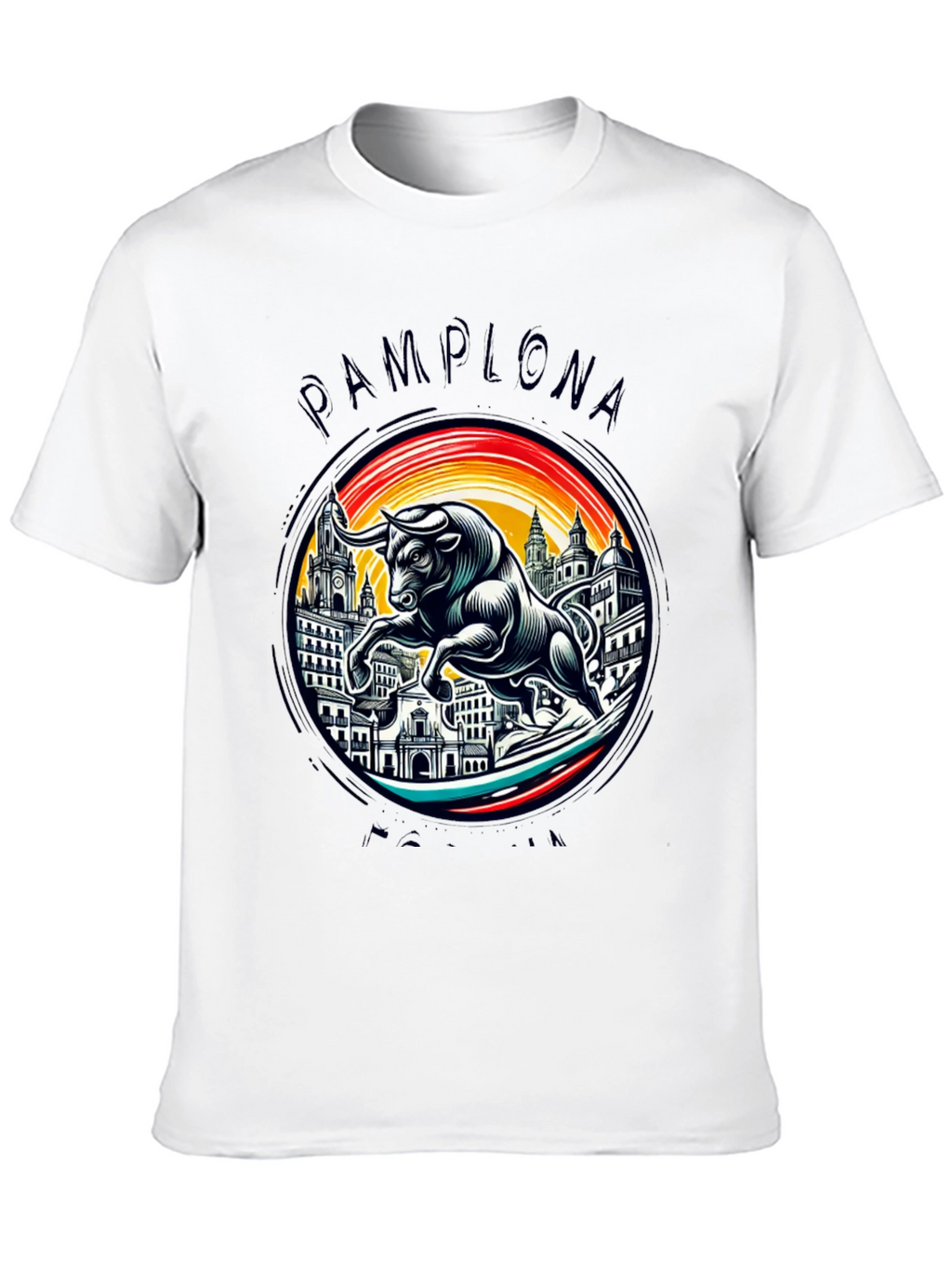 Pamplona Bull T-Shirt - Stylish Graphic Tee