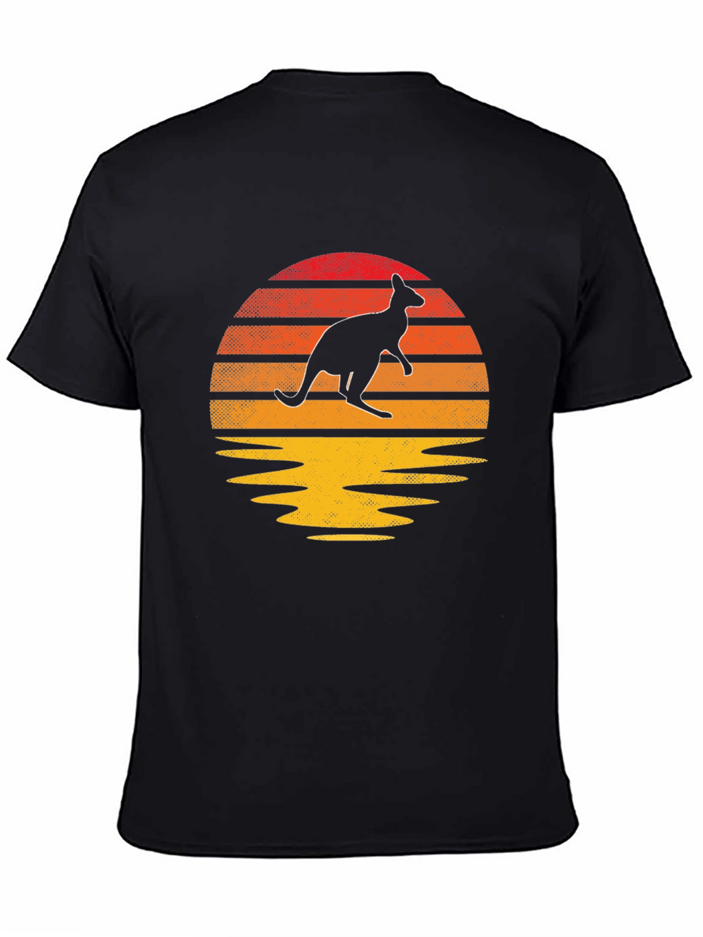 Retro Kangaroo Sunset T-Shirt