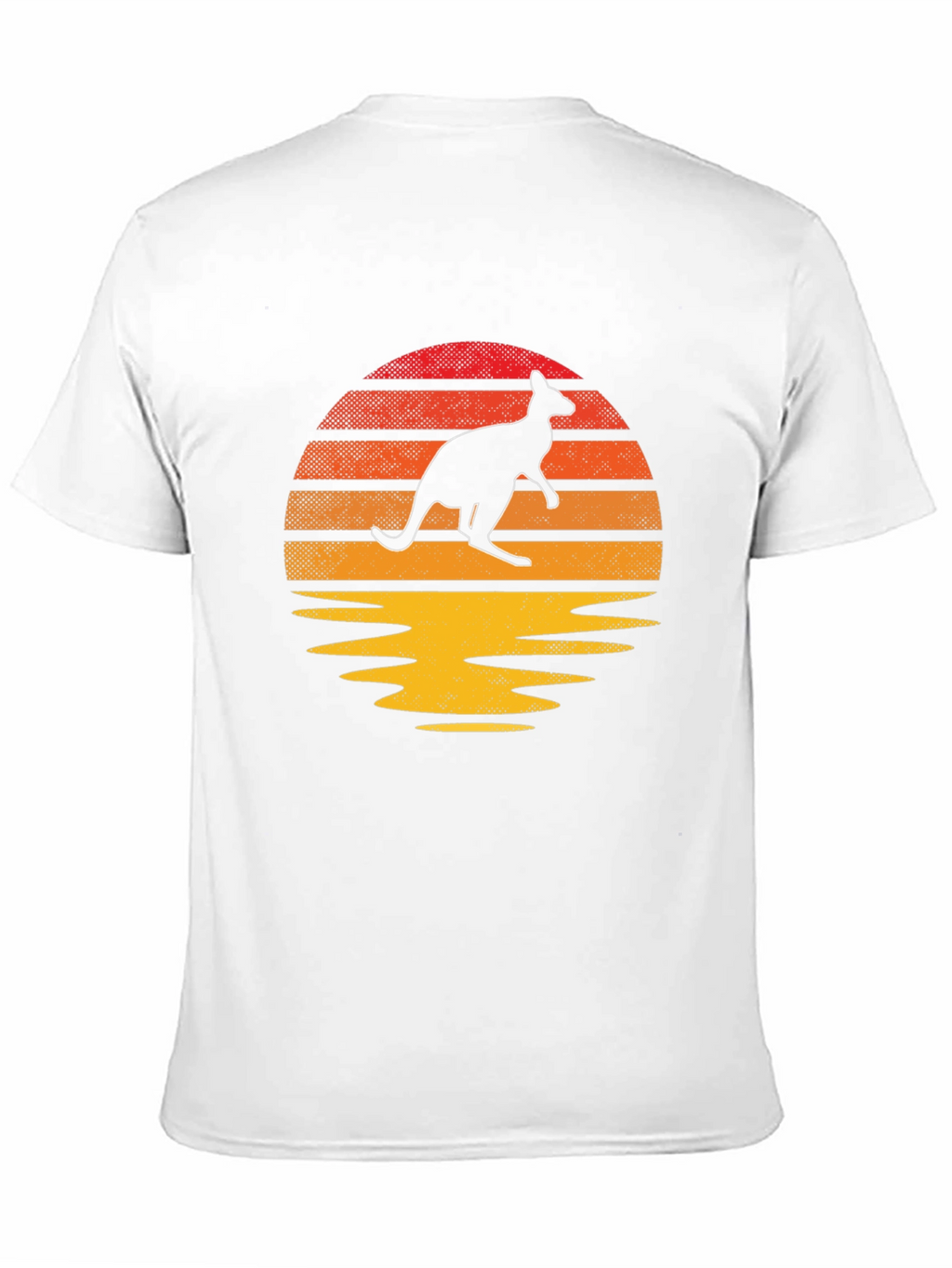 Retro Kangaroo Sunset T-Shirt