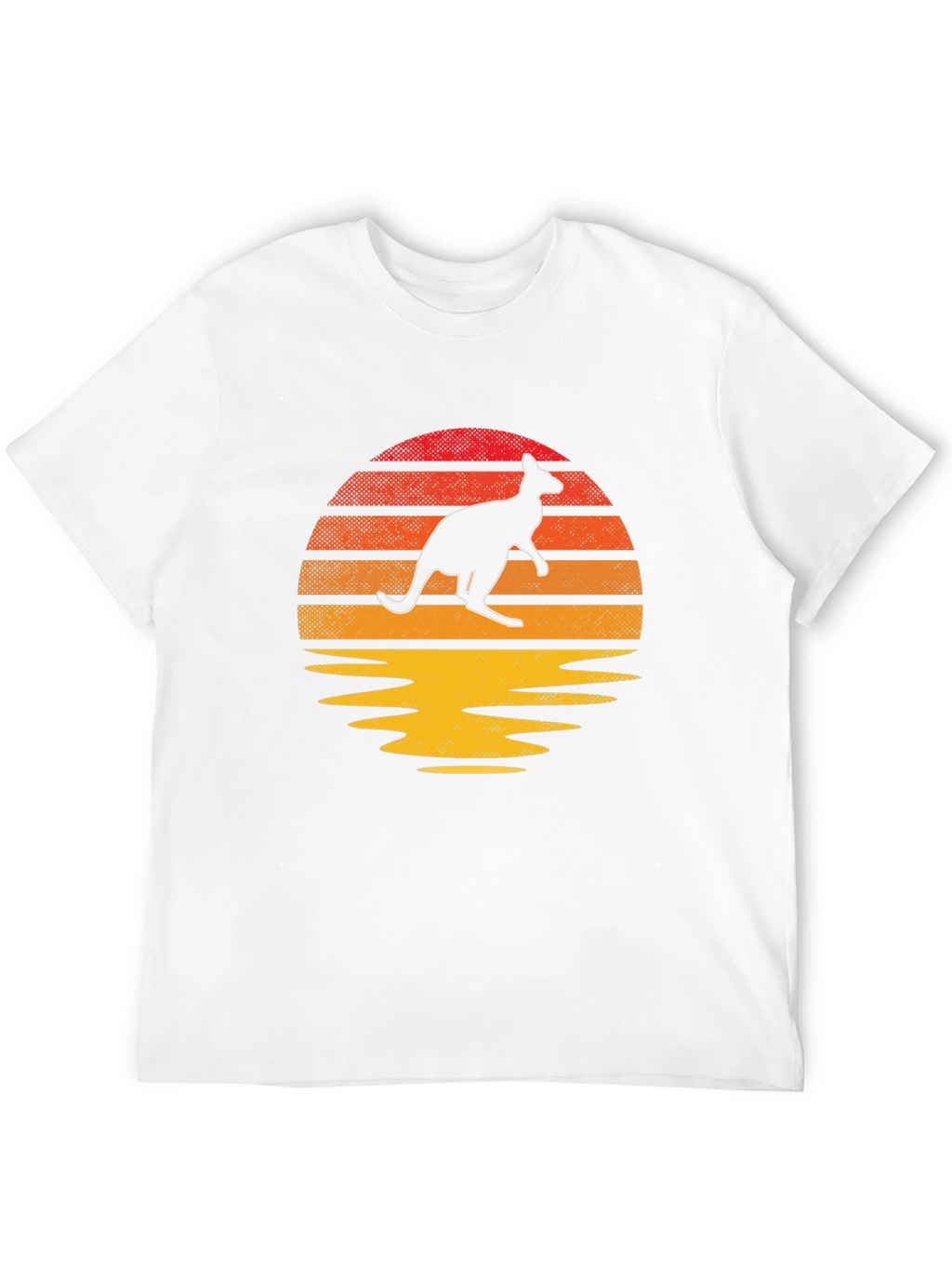 Retro Kangaroo Sunset T-Shirt