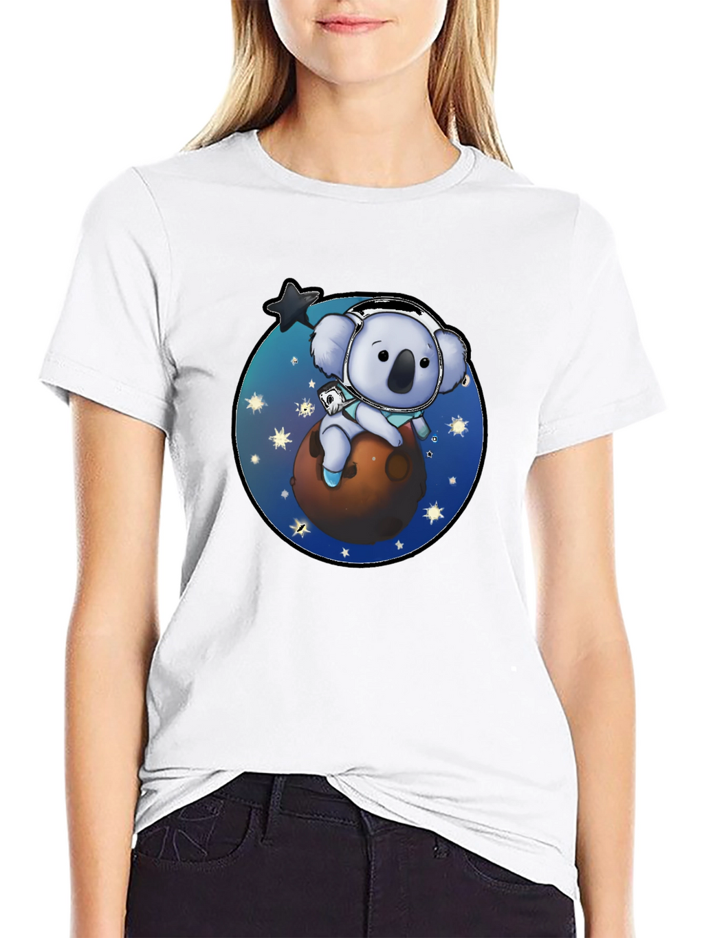 Koala Astronaut T-Shirt - Space Adventure Graphic Tee