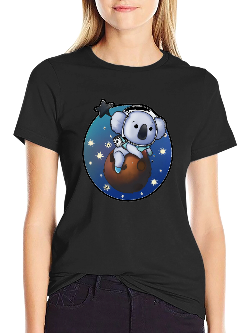 Koala Astronaut T-Shirt - Space Adventure Graphic Tee