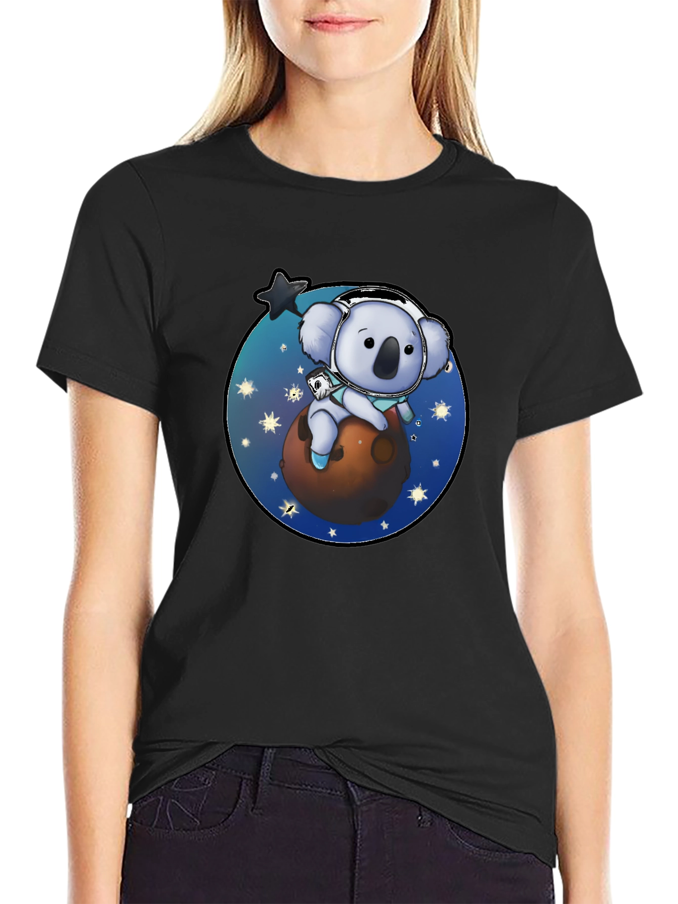 Koala Astronaut T-Shirt - Space Adventure Graphic Tee