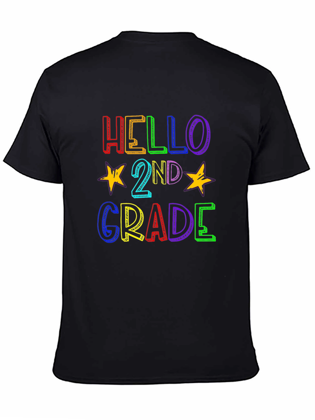 Hello 2nd Grade Colorful T-Shirt