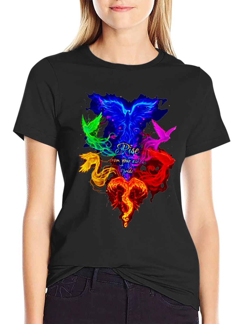 Rise From Your Ashes Pride Phoenix T-Shirt