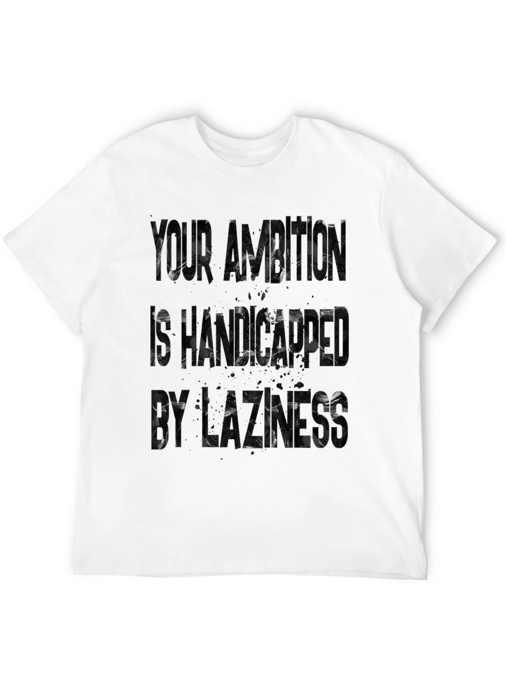 Abstract Black T-Shirt - Your Brain Is Haunted