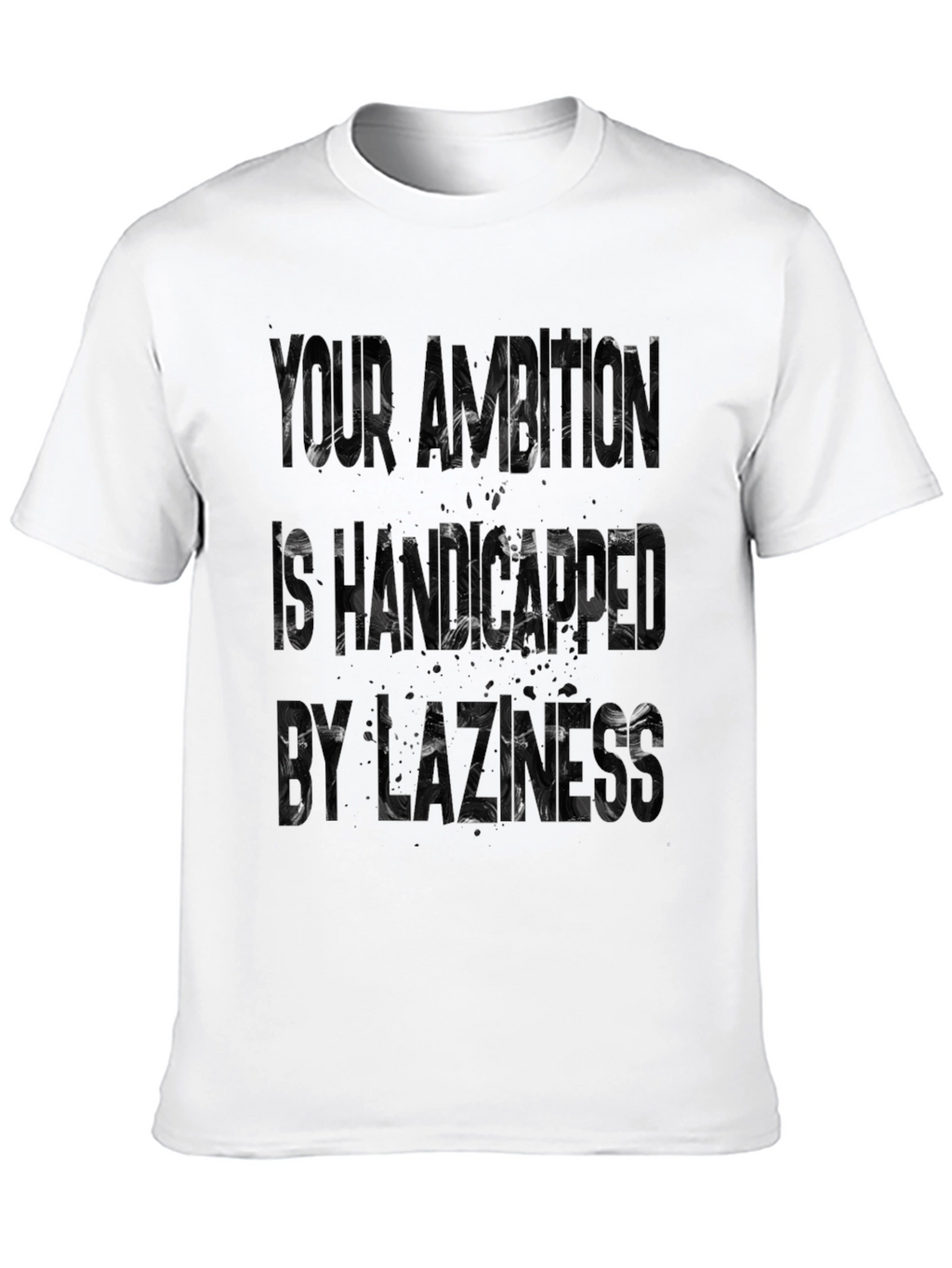 Abstract Black T-Shirt - Your Brain Is Haunted