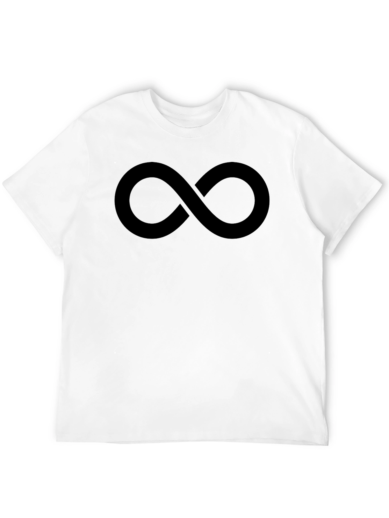Infinity Symbol Black T-Shirt