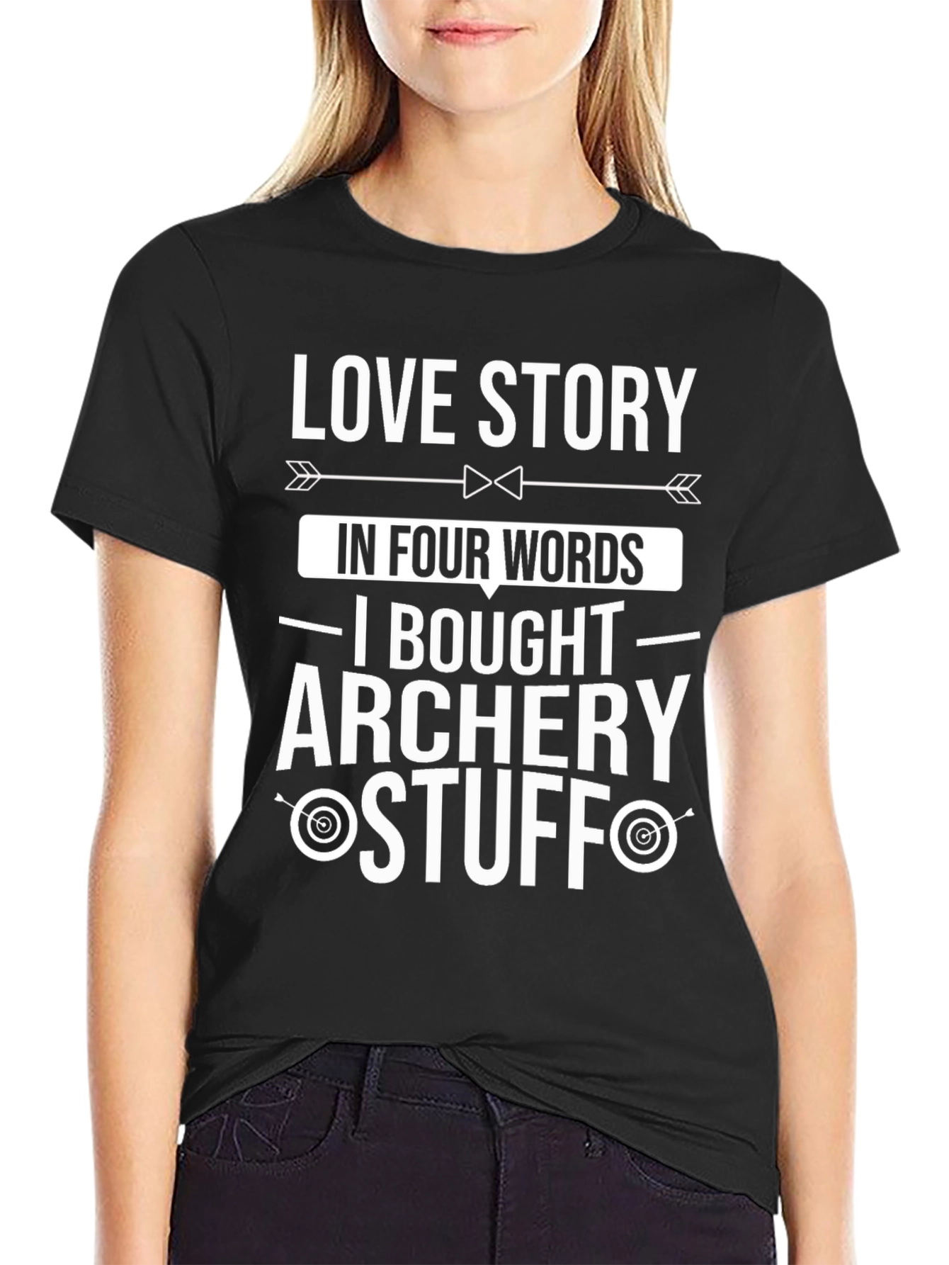 Archery Lover T-Shirt: Love Story in Four Words