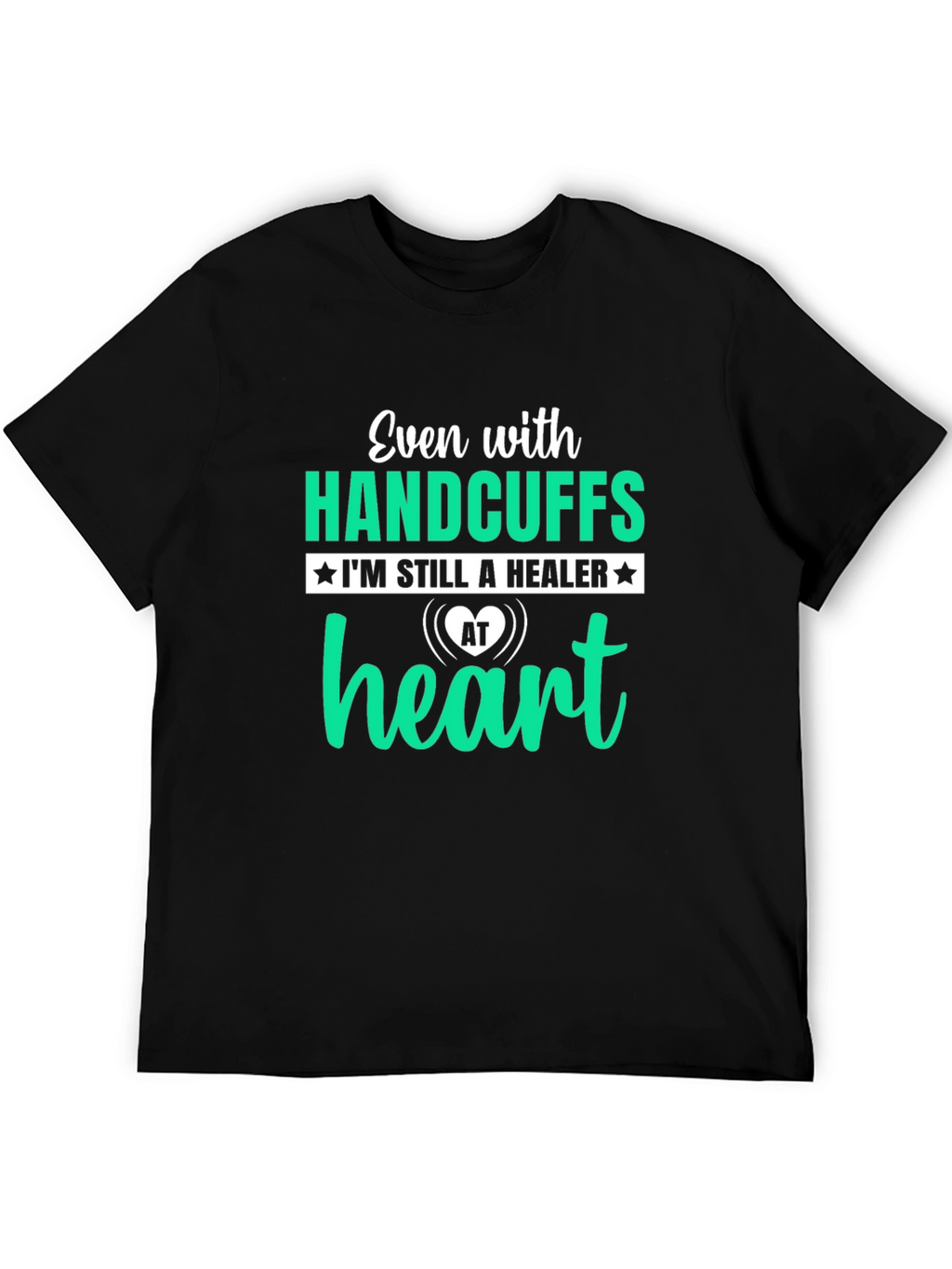 Handcuffs Healer Graphic T-Shirt - Black