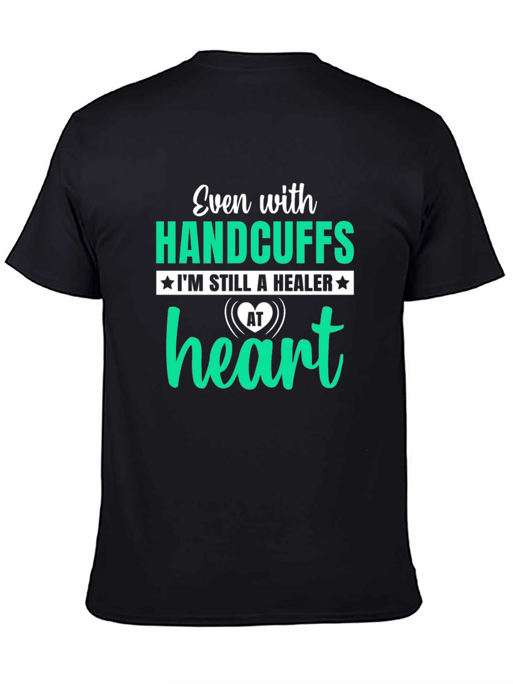 Handcuffs Healer Graphic T-Shirt - Black