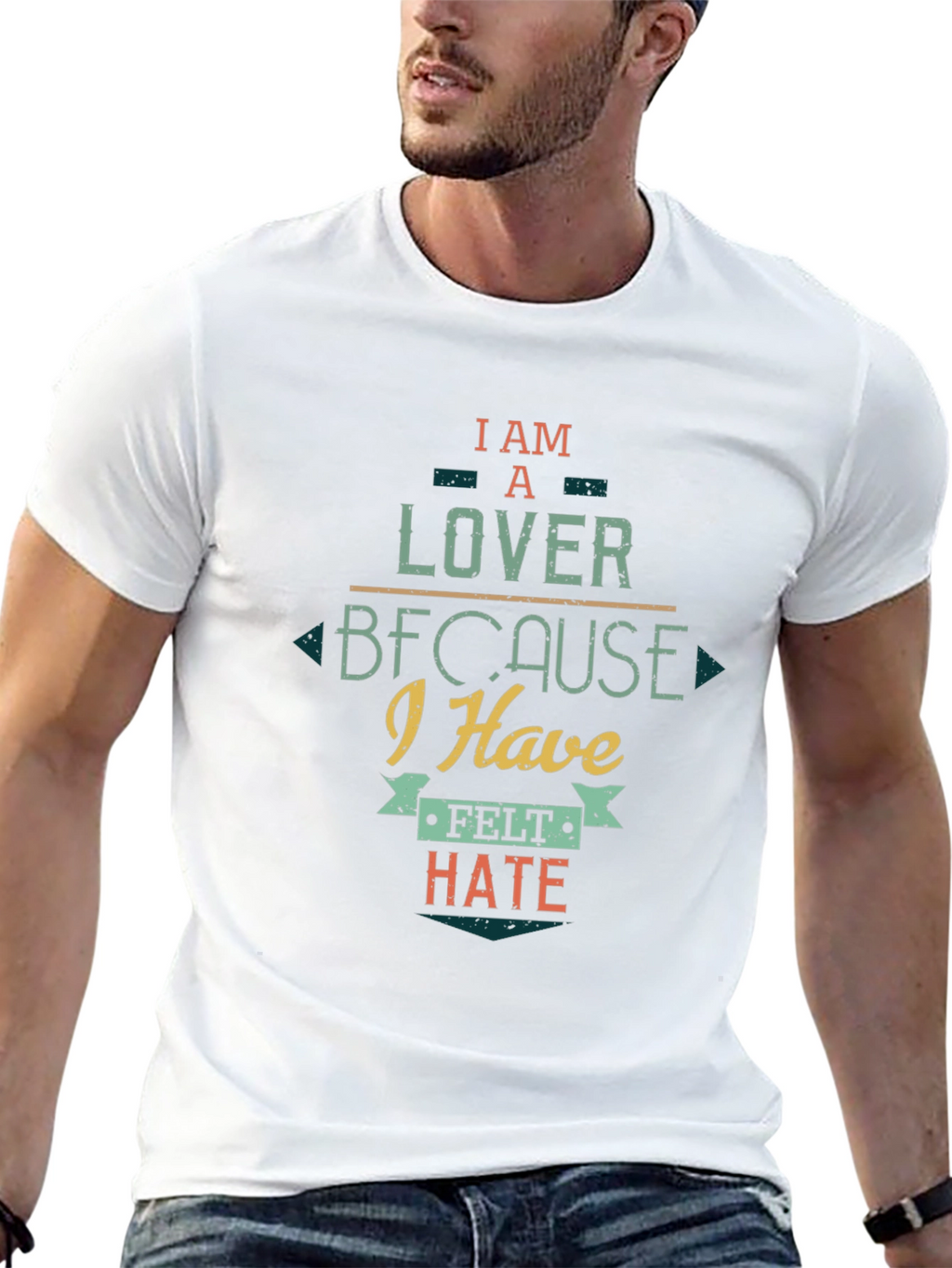 I am a Lover T-Shirt - Mens Graphic Tee