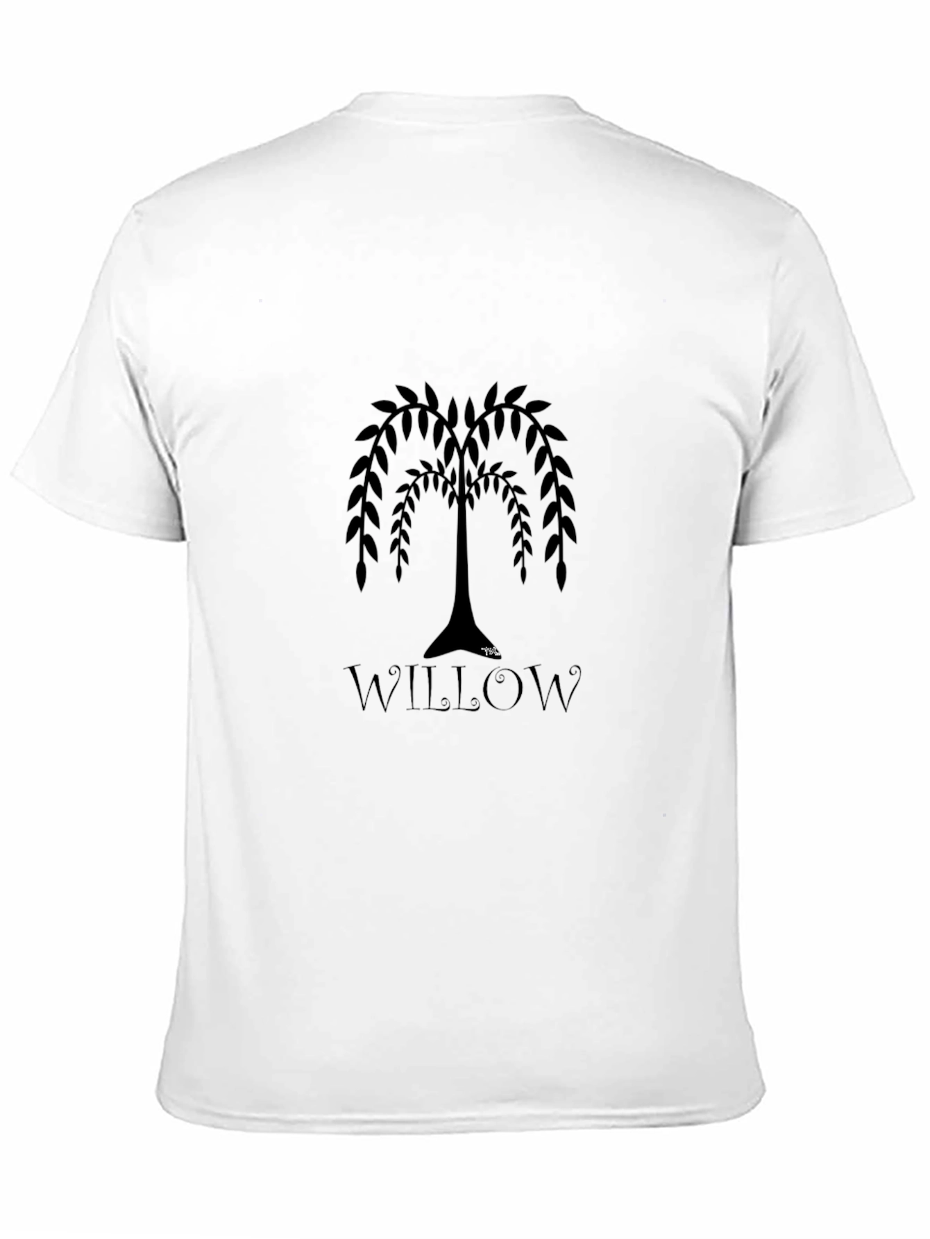 Willow Tree Graphic Black T-Shirt
