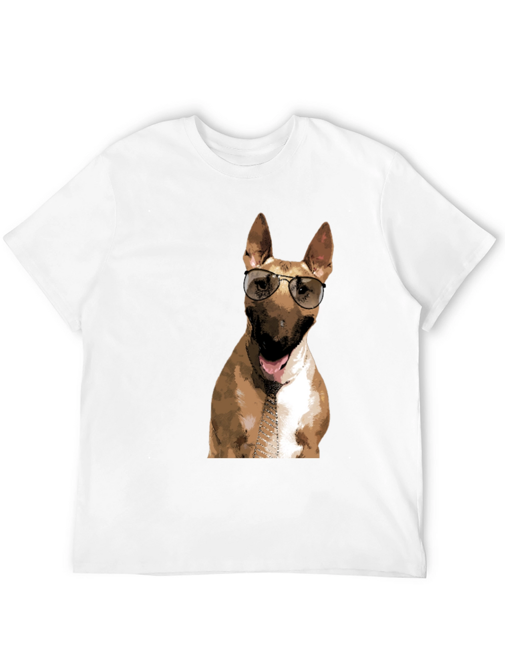 Dog with Sunglasses Graphic T-Shirt