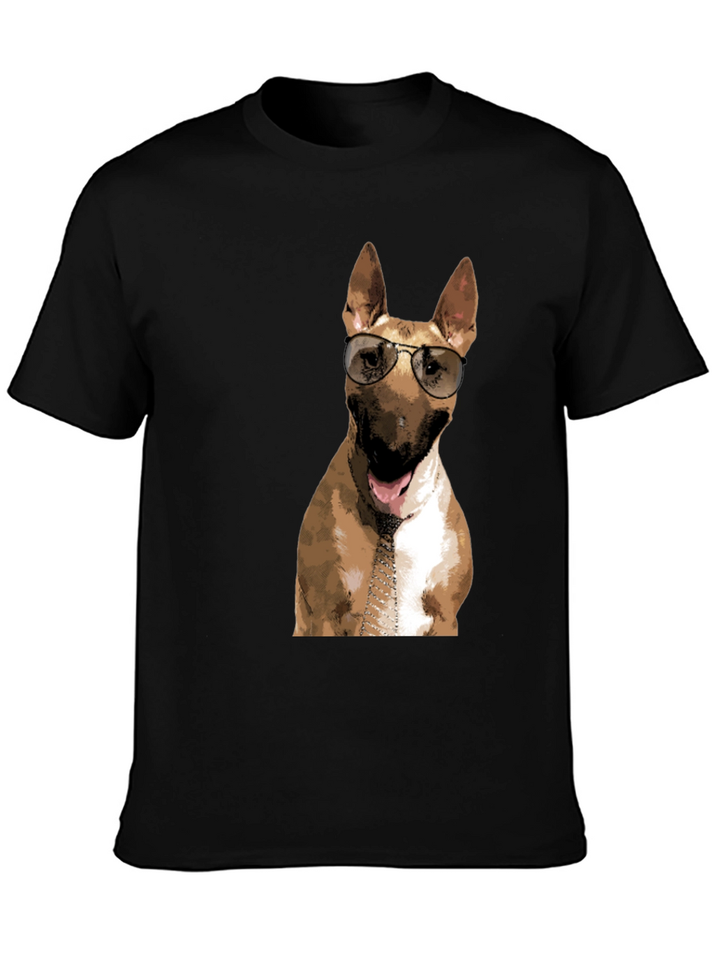 Dog with Sunglasses Graphic T-Shirt