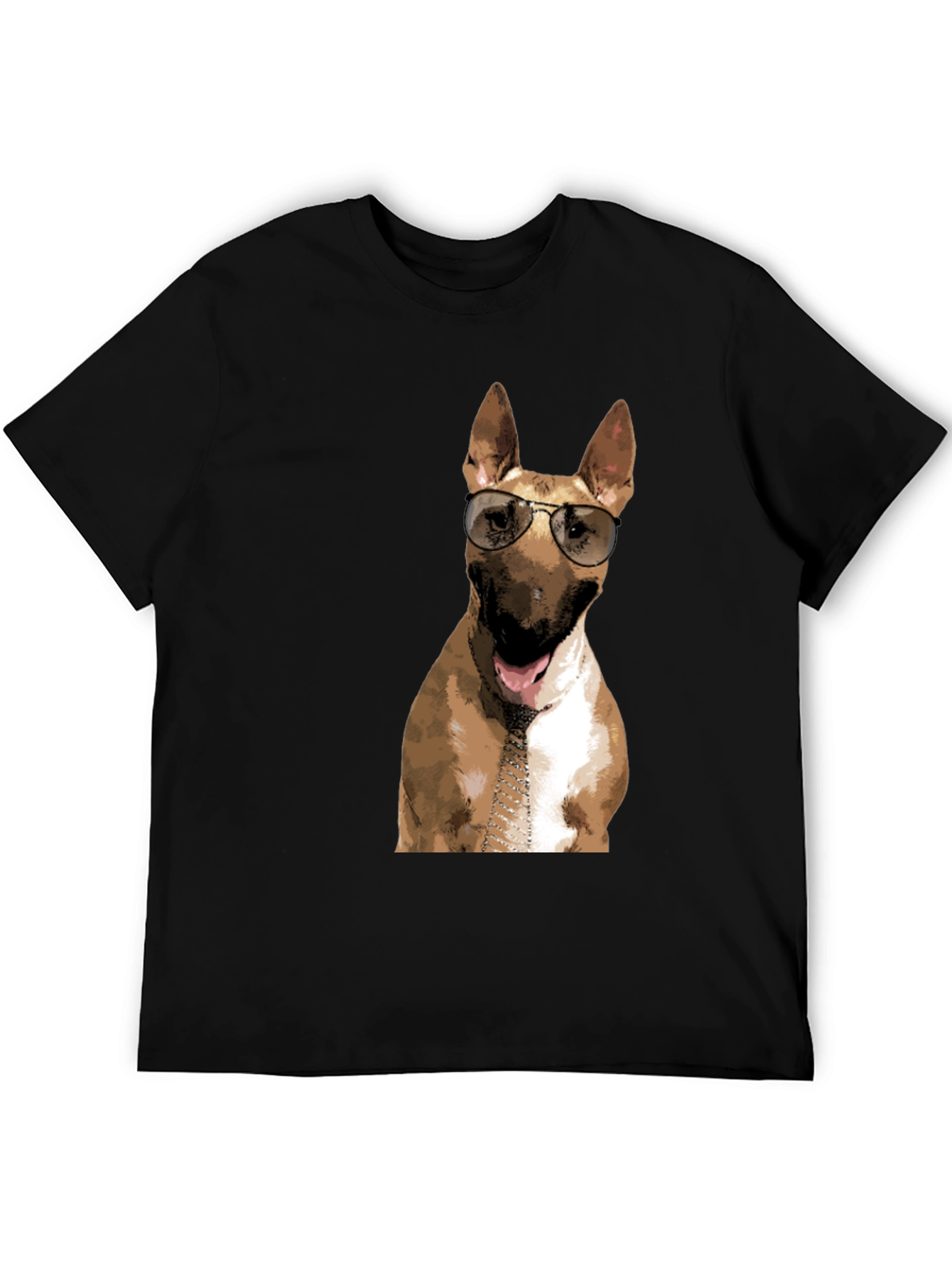 Dog with Sunglasses Graphic T-Shirt