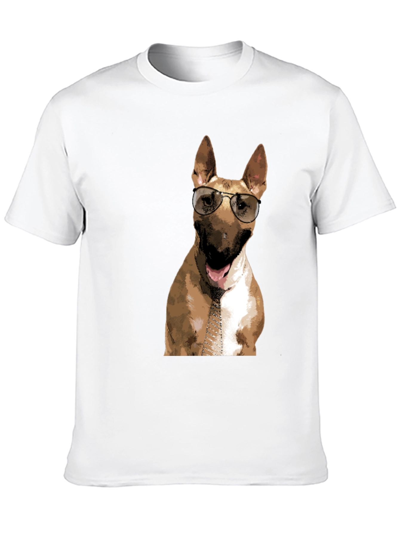 Dog with Sunglasses Graphic T-Shirt