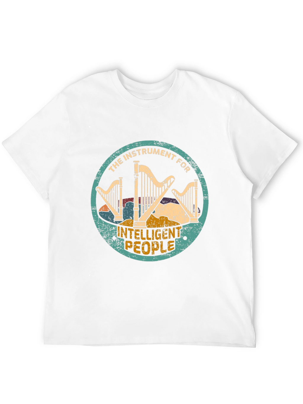 Harp T-Shirt - The Instrument for Intelligent People