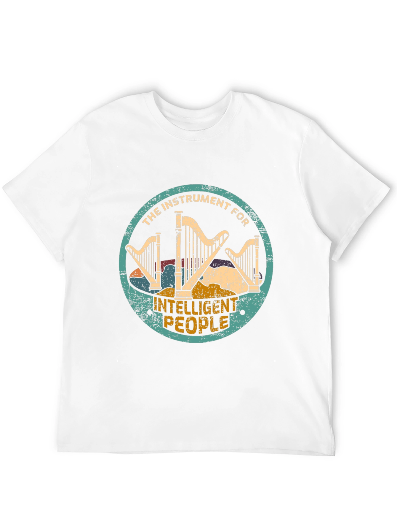 Harp T-Shirt - The Instrument for Intelligent People