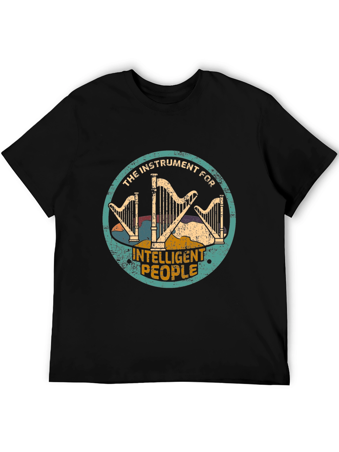 Harp T-Shirt - The Instrument for Intelligent People