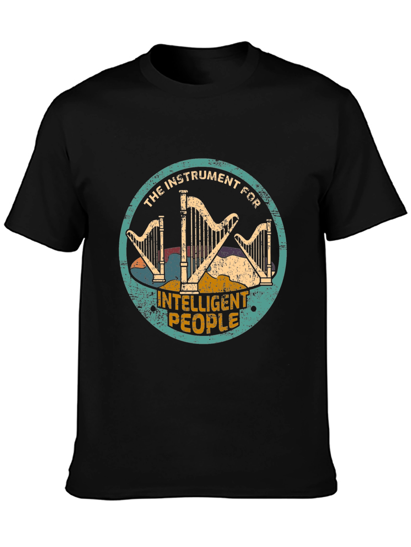 Harp T-Shirt - The Instrument for Intelligent People