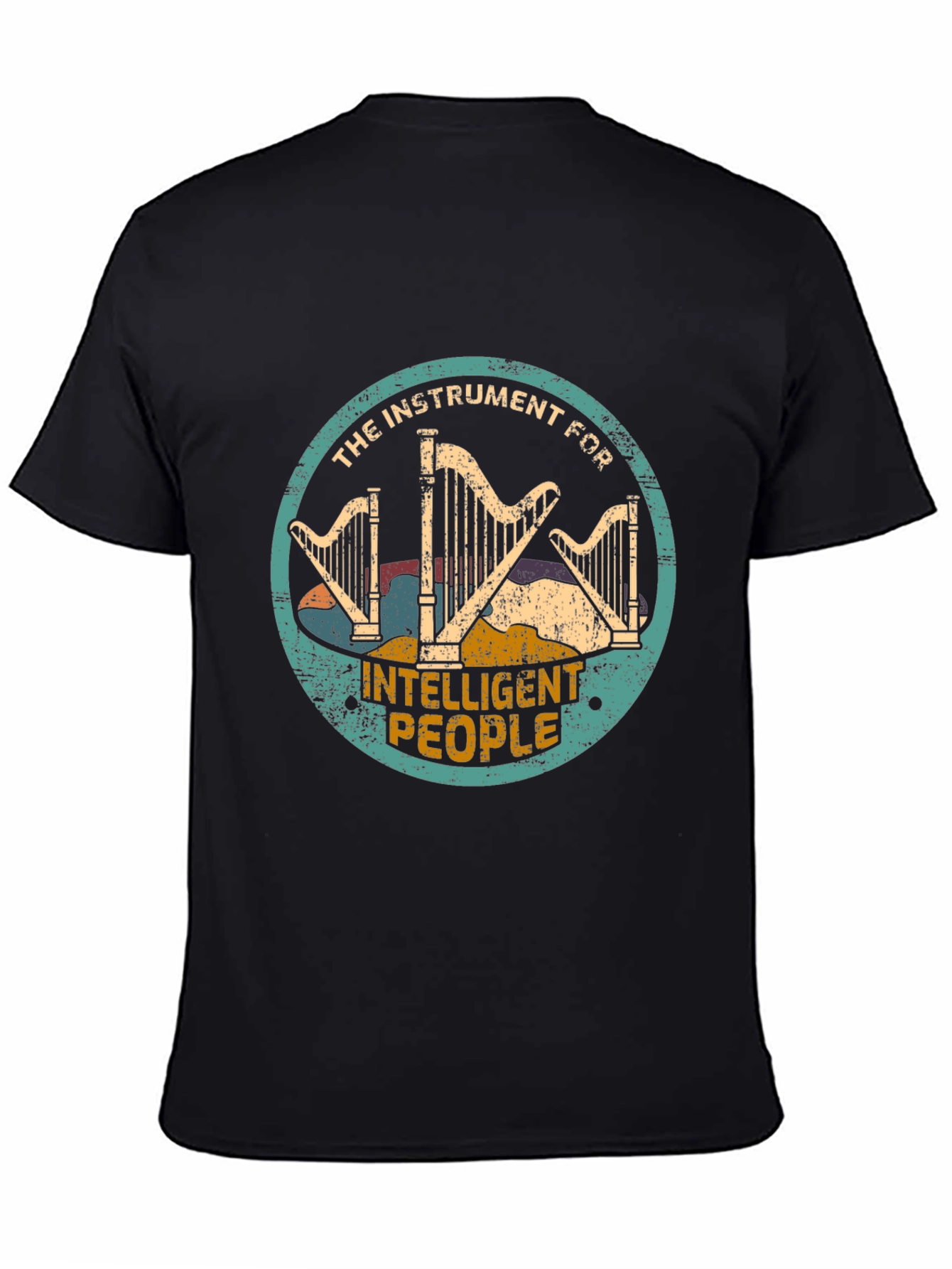 Harp T-Shirt - The Instrument for Intelligent People