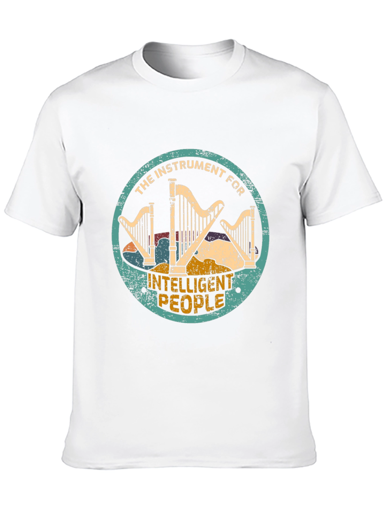 Harp T-Shirt - The Instrument for Intelligent People