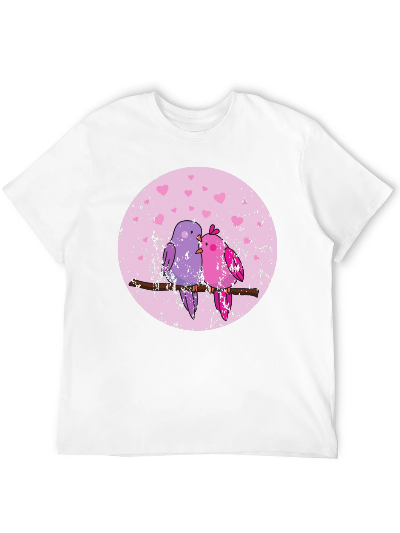 Love Birds Graphic Tee - Cute Couple Design