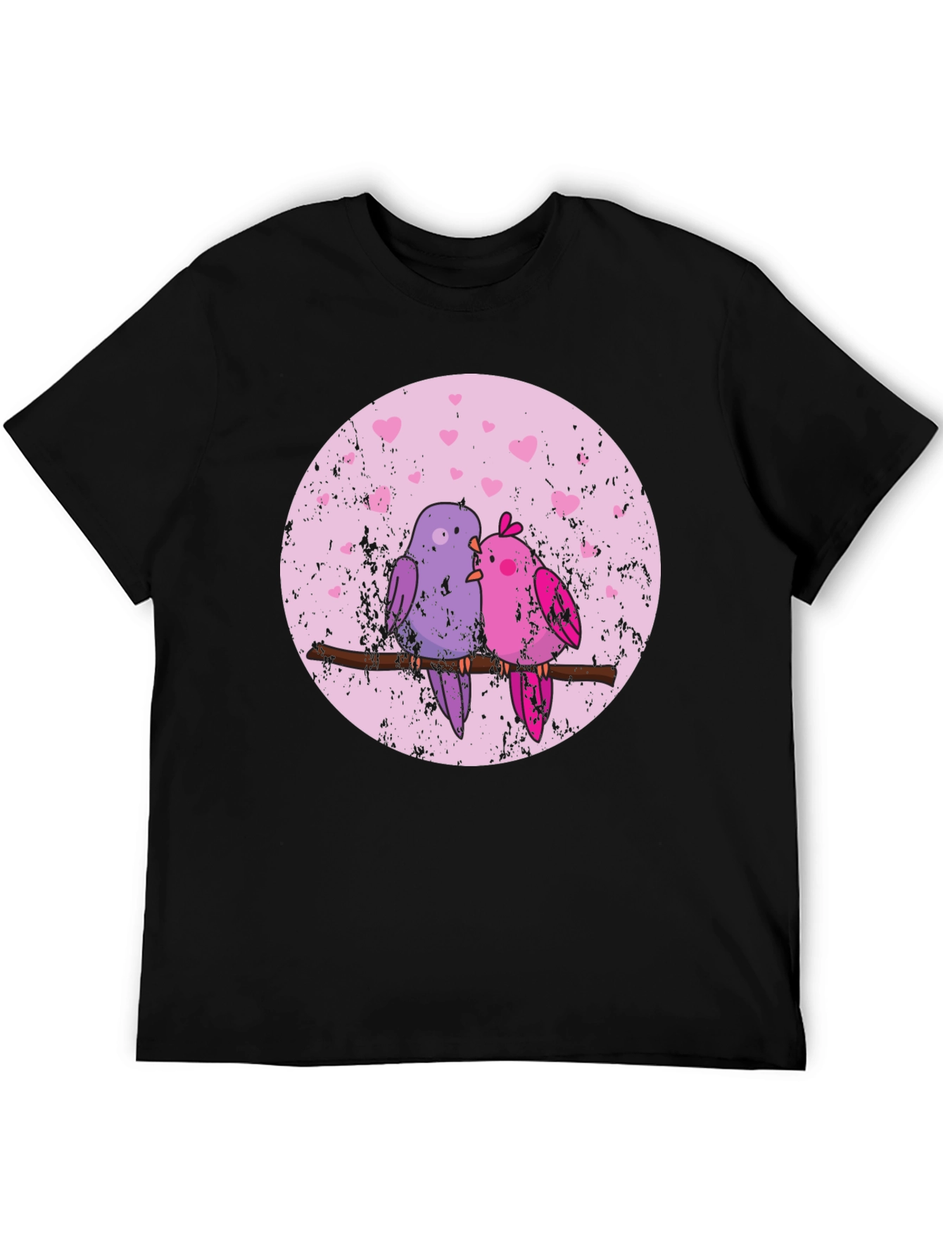 Love Birds Graphic Tee - Cute Couple Design