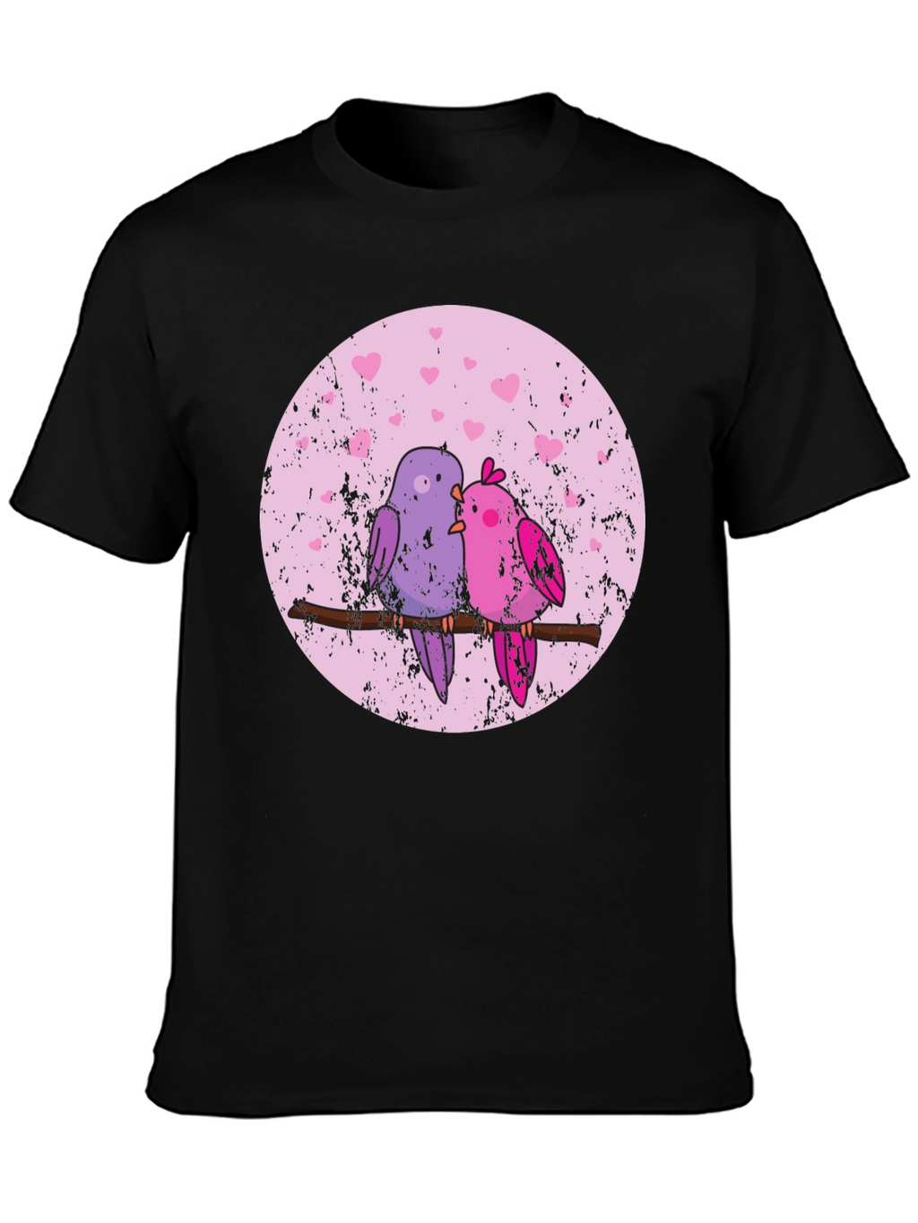 Love Birds Graphic Tee - Cute Couple Design