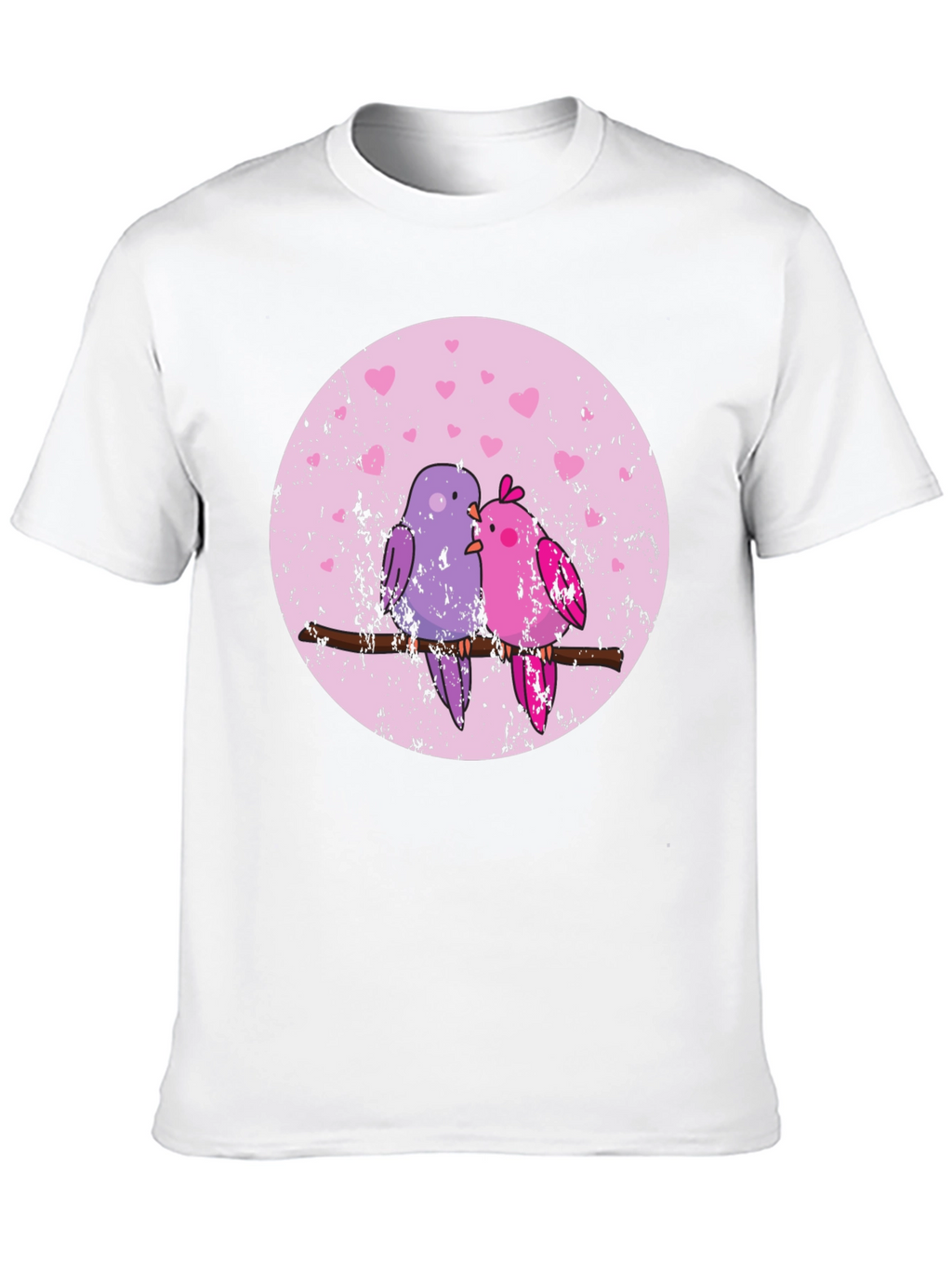 Love Birds Graphic Tee - Cute Couple Design