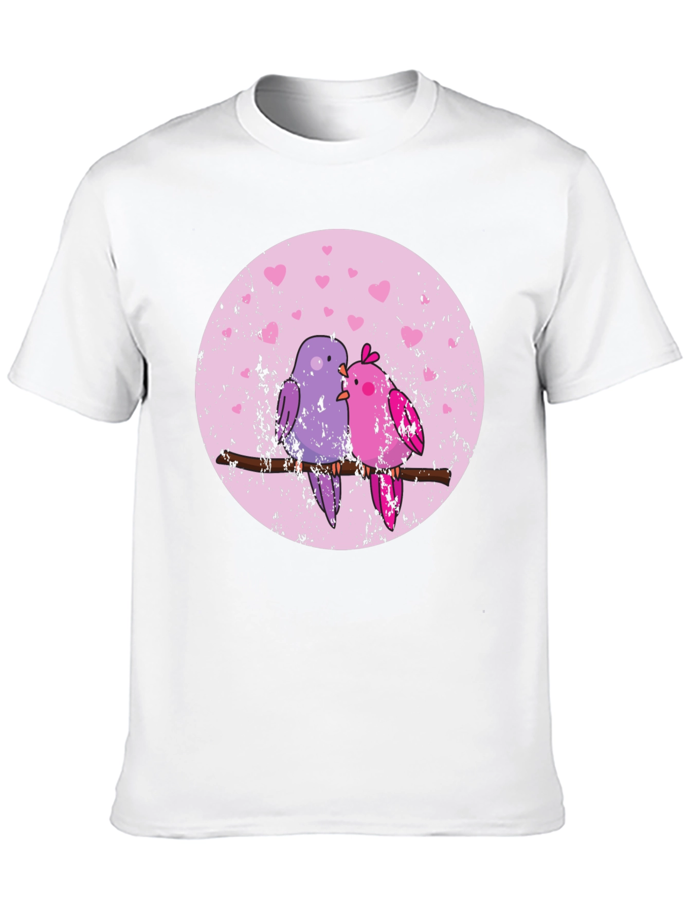 Love Birds Graphic Tee - Cute Couple Design