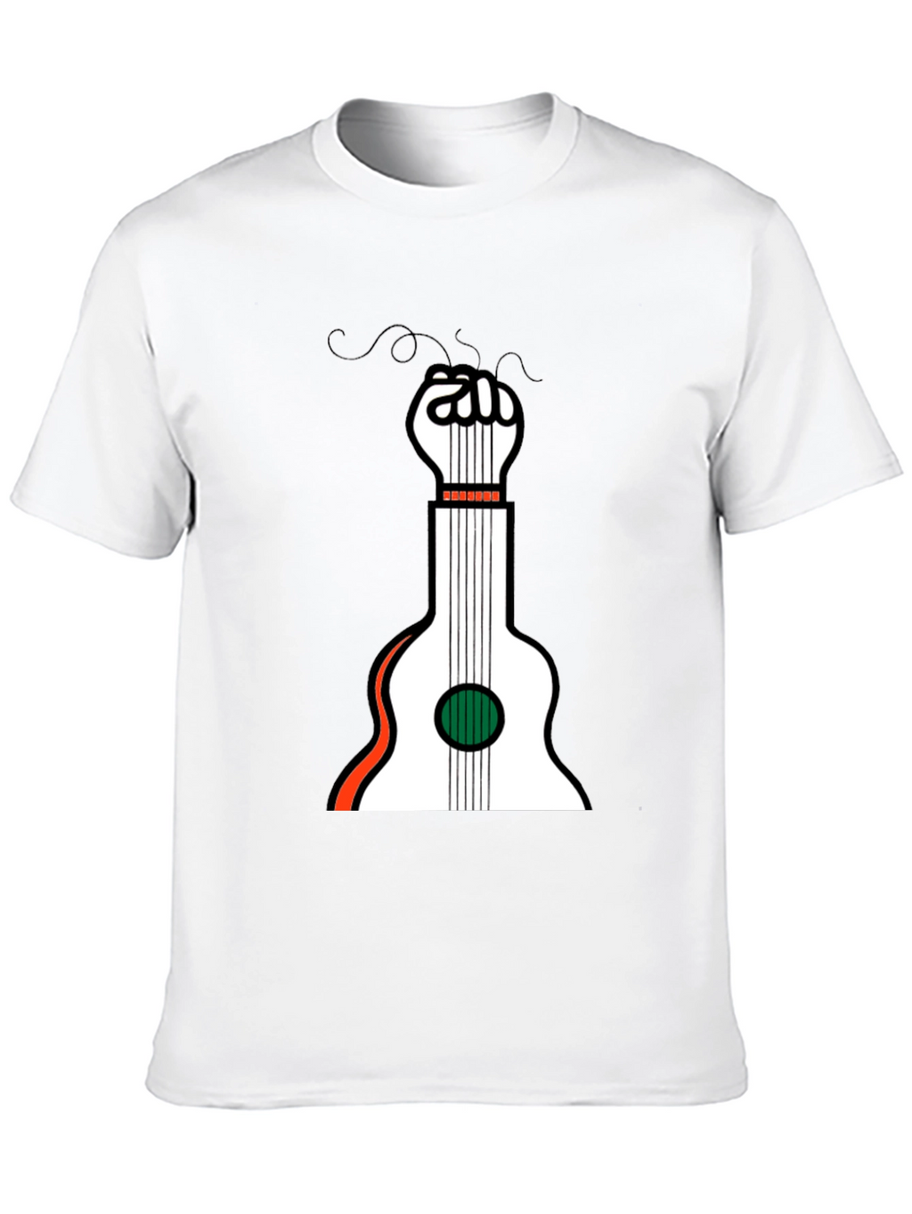 Guitar Fist Graphic Tee - Music & Protest