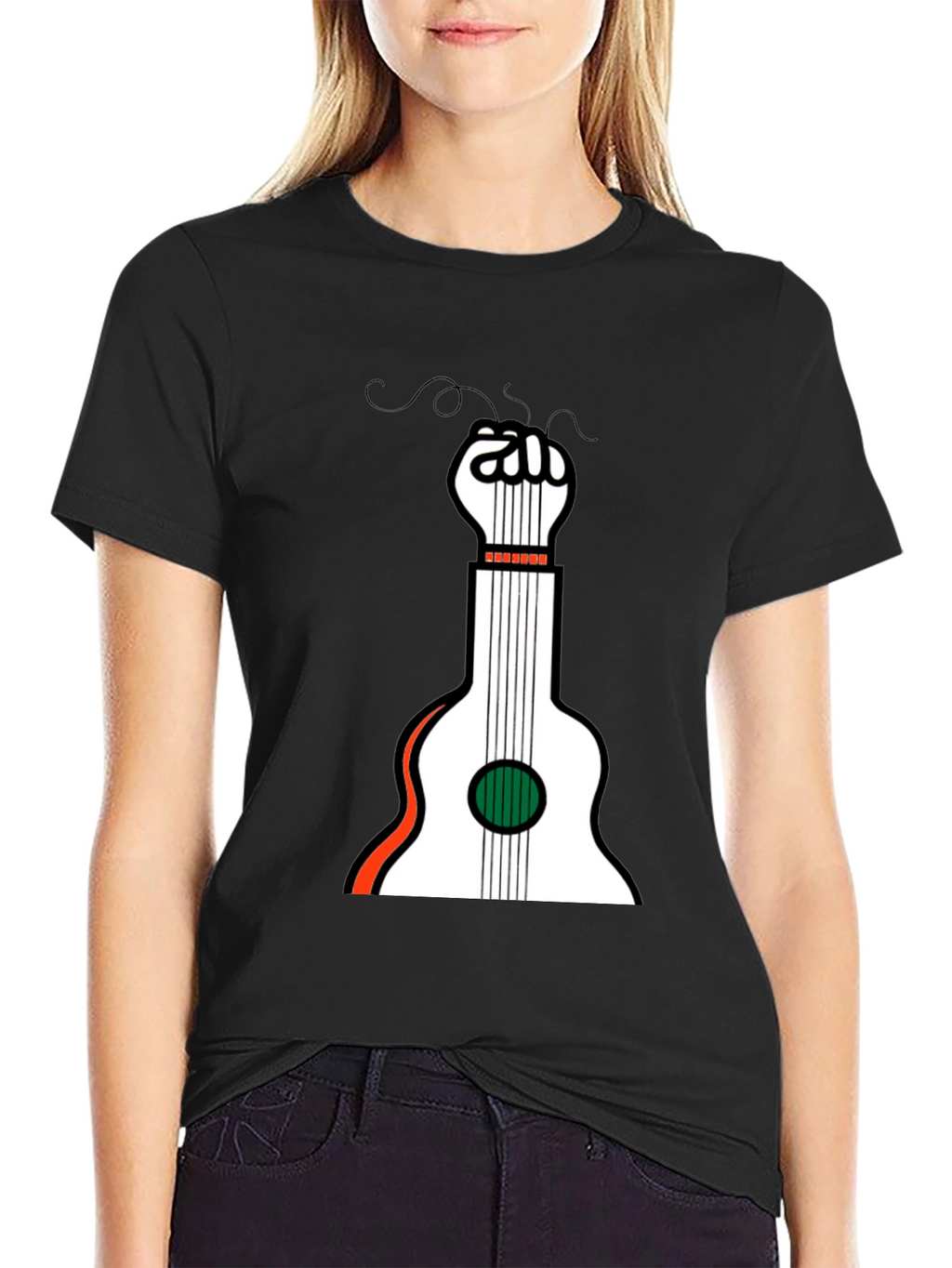 Guitar Fist Graphic Tee - Music & Protest