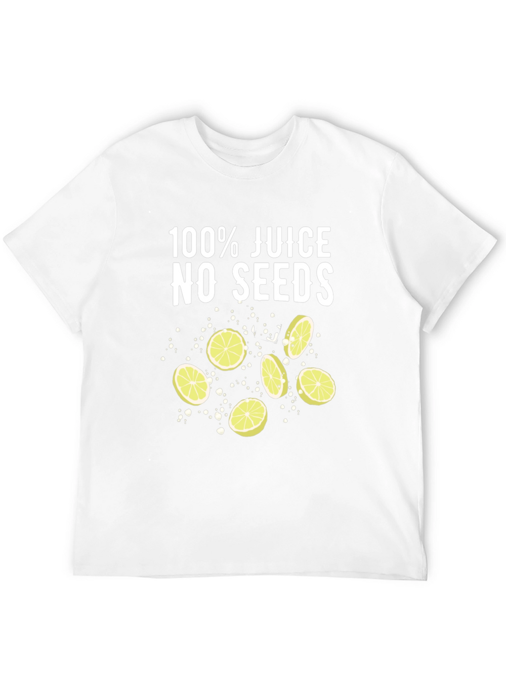 100% Juice No Seeds T-Shirt - Black