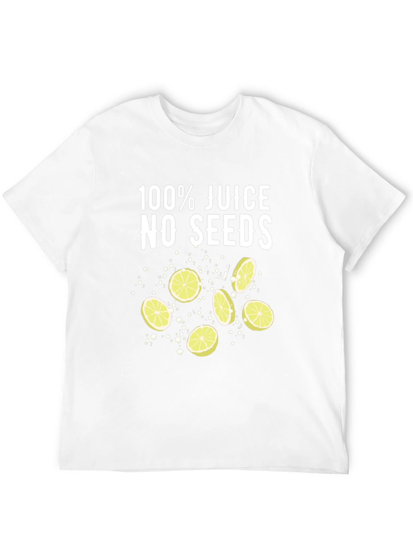 100% Juice No Seeds T-Shirt - Black