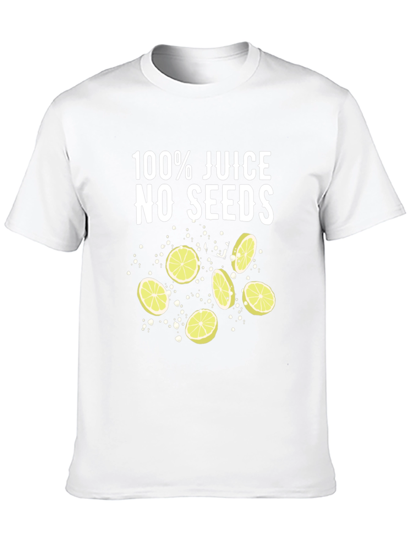 100% Juice No Seeds T-Shirt - Black