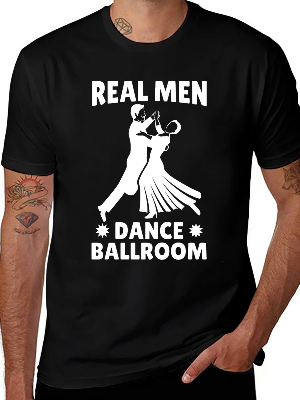 Real Men Dance Ballroom T-Shirt