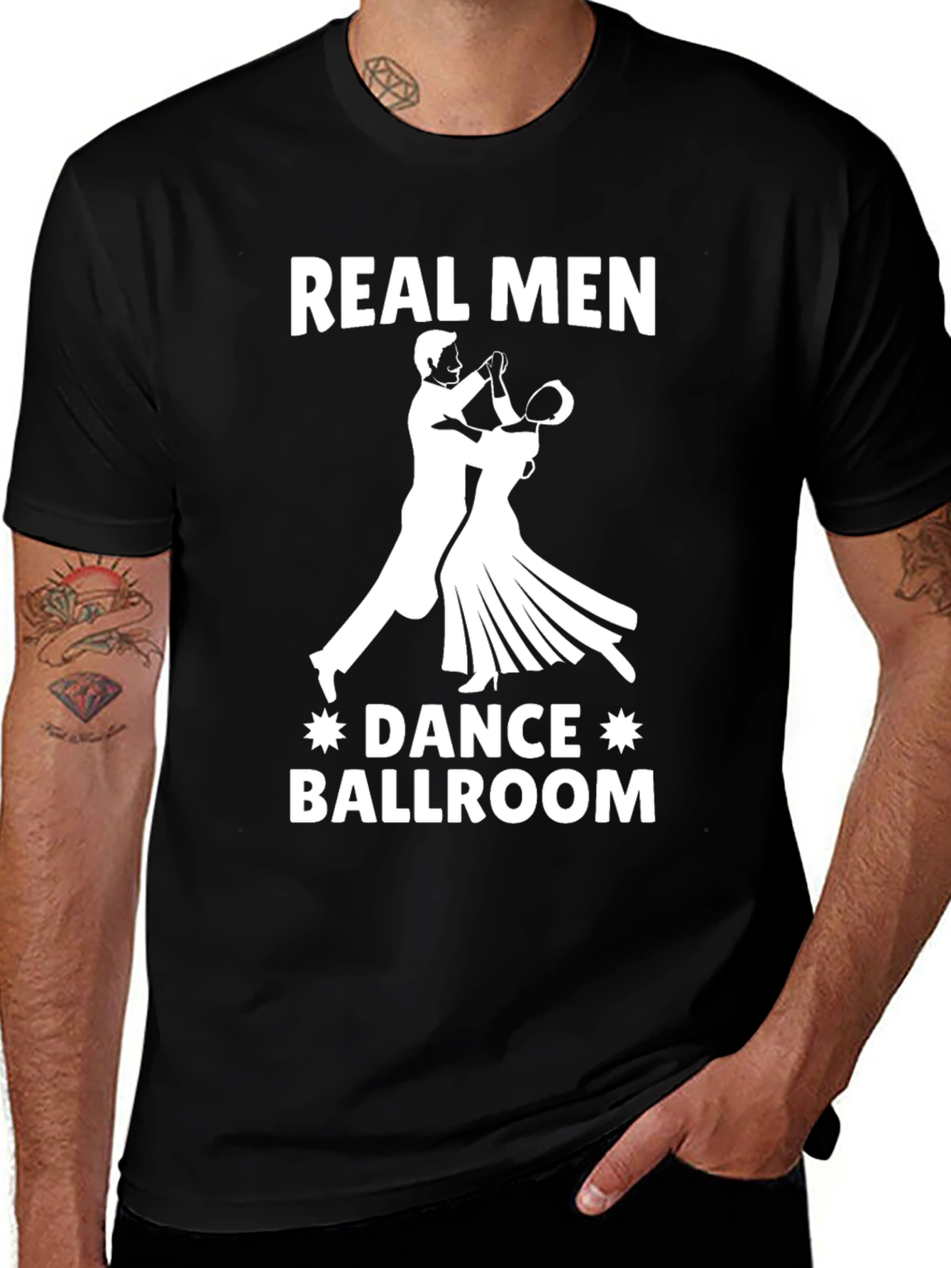Real Men Dance Ballroom T-Shirt