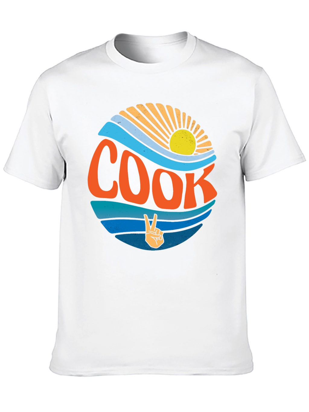 Cook Retro Wave Graphic Tee - Black