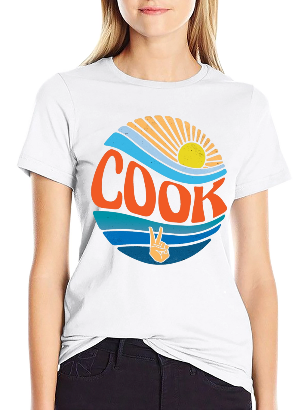 Cook Retro Wave Graphic Tee - Black