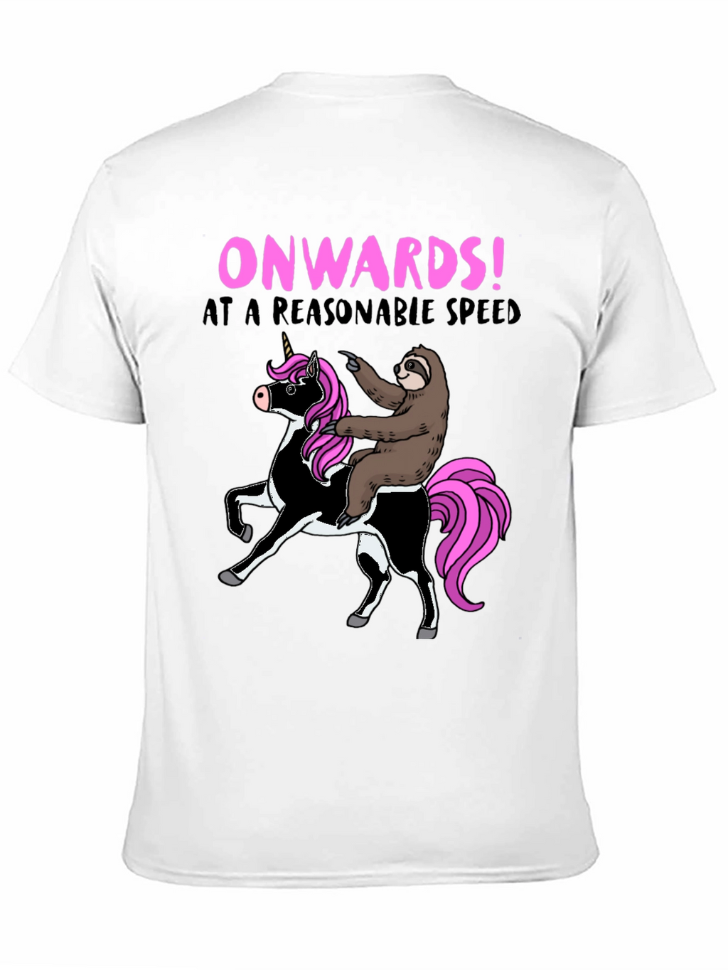 Funny Sloth Riding Unicorn T-Shirt
