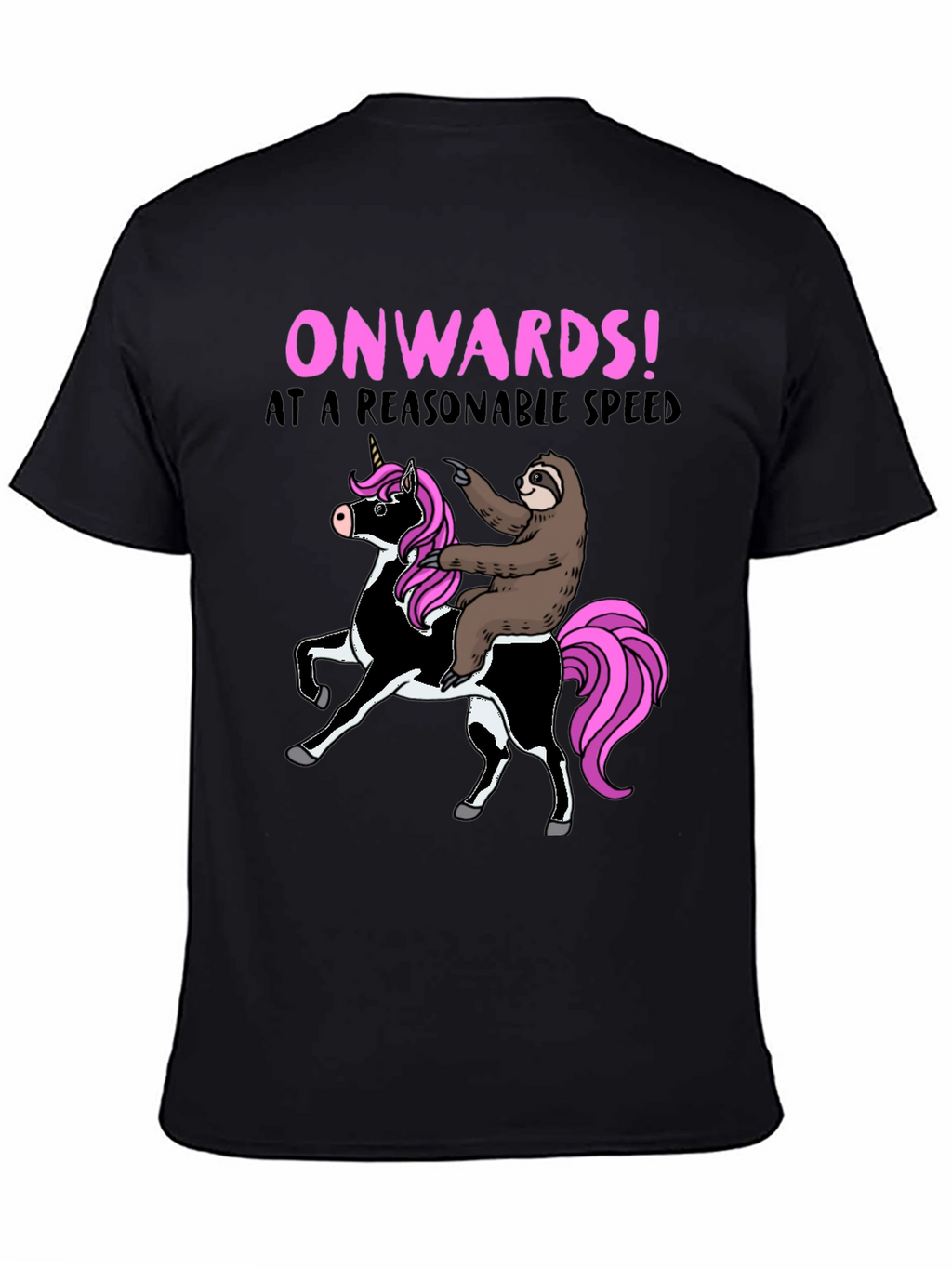 Funny Sloth Riding Unicorn T-Shirt