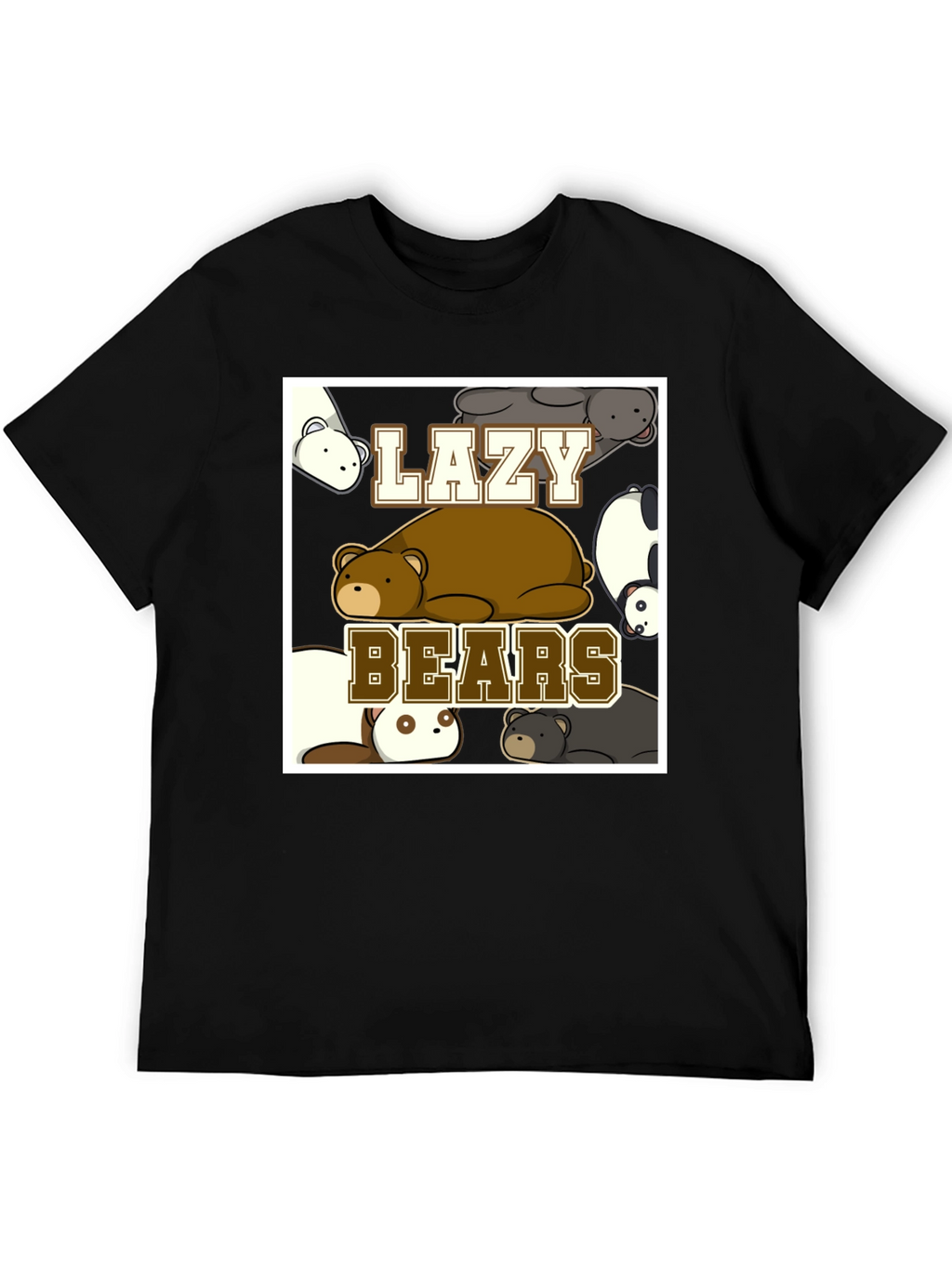 Lazy Bears Graphic T-Shirt - Relaxed Fit